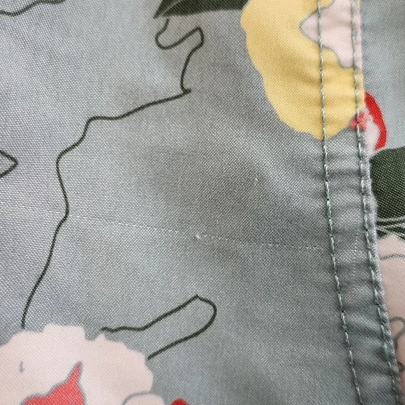 VANS Men's Floral Paint-By-Numbers Swim Board Shorts Elastic Drawstring Waist L - Picture 3 of 11